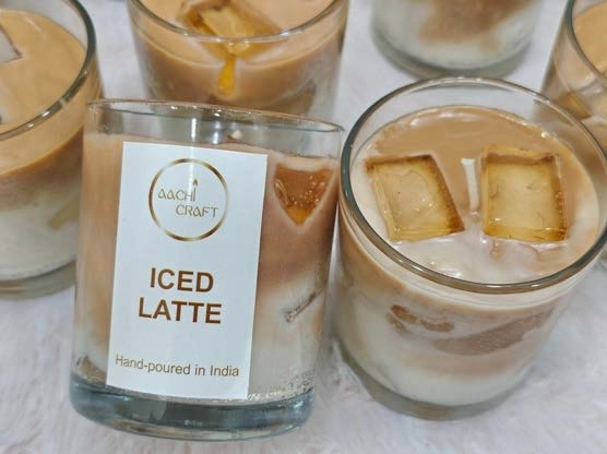 Latte Candle Without Lid — Handmade Candle by Swadeshi Karigari