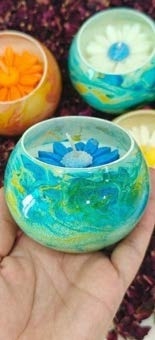 Rolly Polly Jar Candle (Variant) — Handmade Candle by Swadeshi Karigari