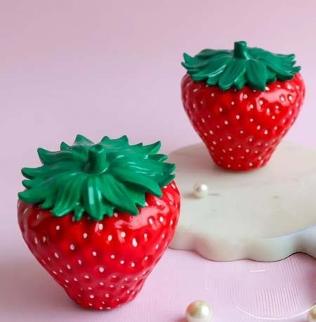 Strawberry Jar Candle — Handmade Candle by Swadeshi Karigari