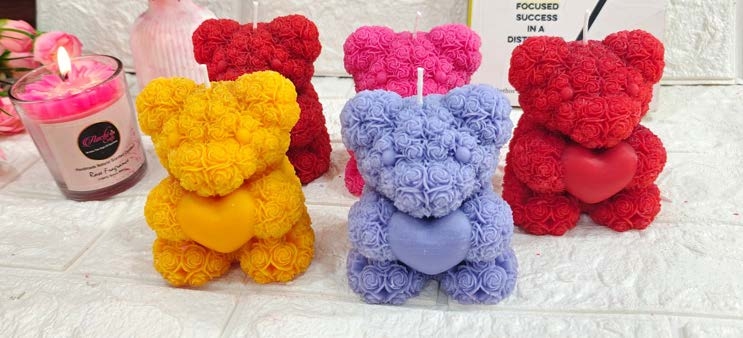 Big Teddy Bear — Handmade Candle by Swadeshi Karigari