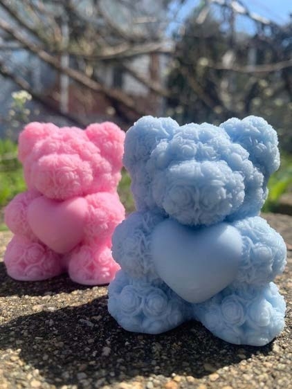 Bs10 - Teddy Bear Candle Big — Handmade Candle by Swadeshi Karigari