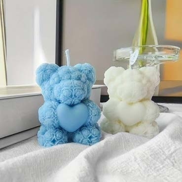 Bs9 - Teddy Bear Candle Medium — Handmade Candle by Swadeshi Karigari
