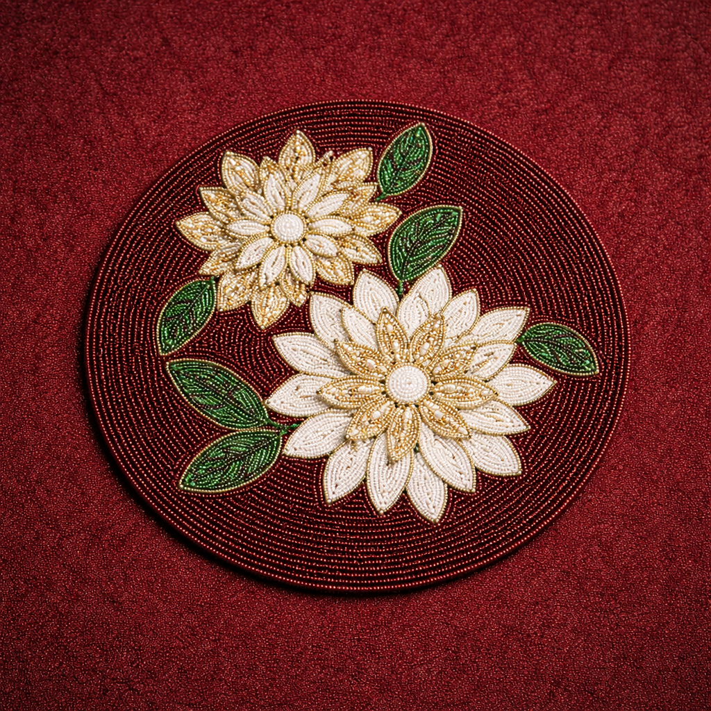 Handmade Home Decor — Beaded Table Mats and Indian Artisan Gifts by Swadeshi Karigari
